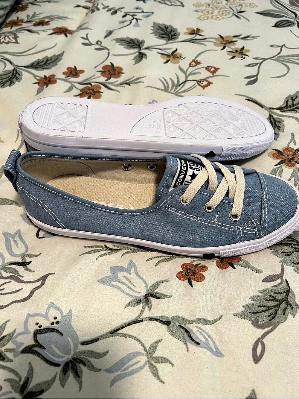 Converse Chuck Taylor All Star Dainty Slip Blue Canvas Sneakers